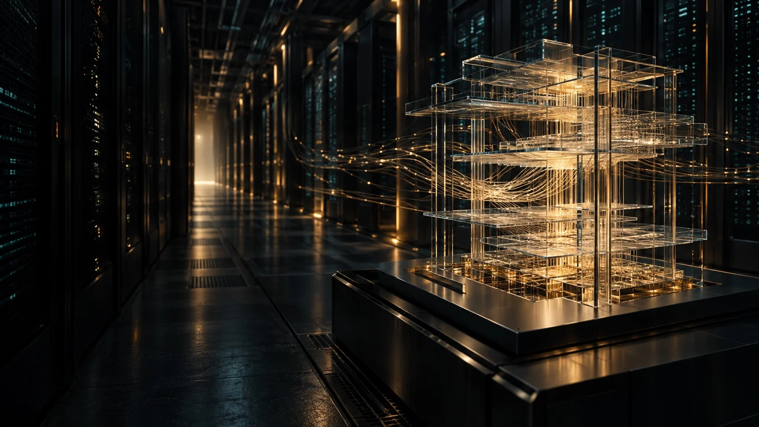 Illustrative enterprise data architecture in a server environment